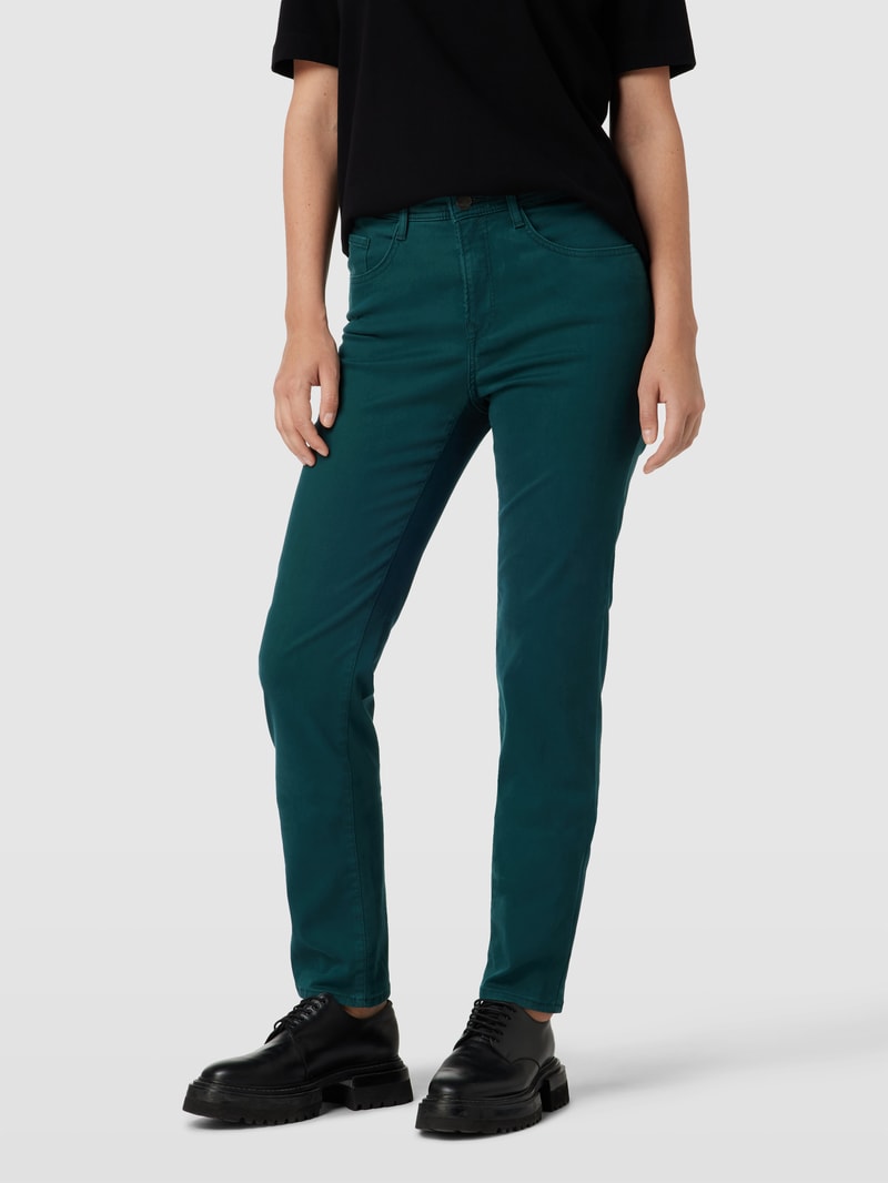 Hose im 5-Pocket-Design Modell 'Mary' in petrol