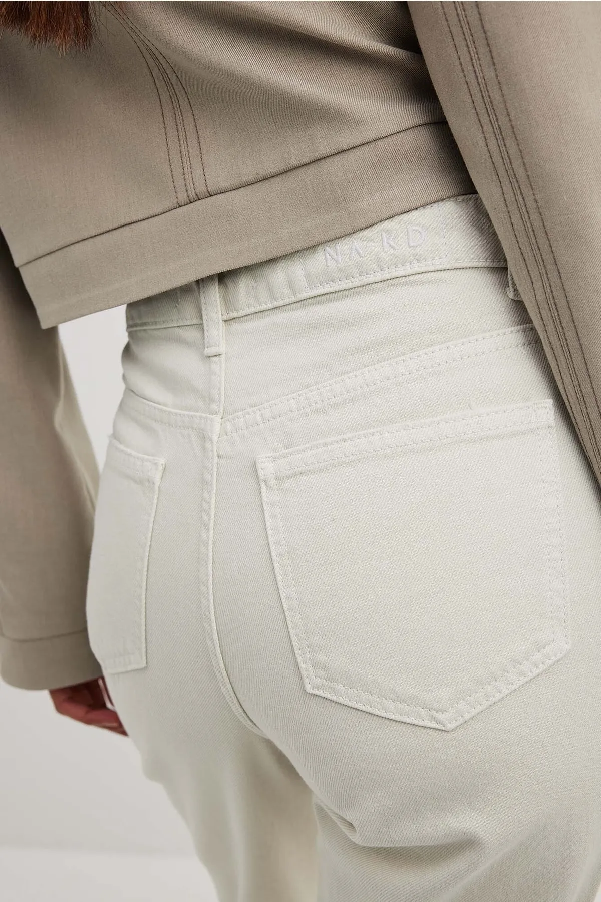 NA-KD  Jeans - Beige - Straight