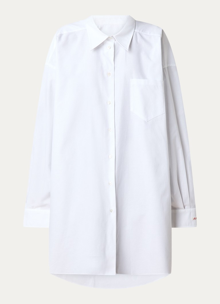 Maison Margiela  Oversized blouse met borstzak