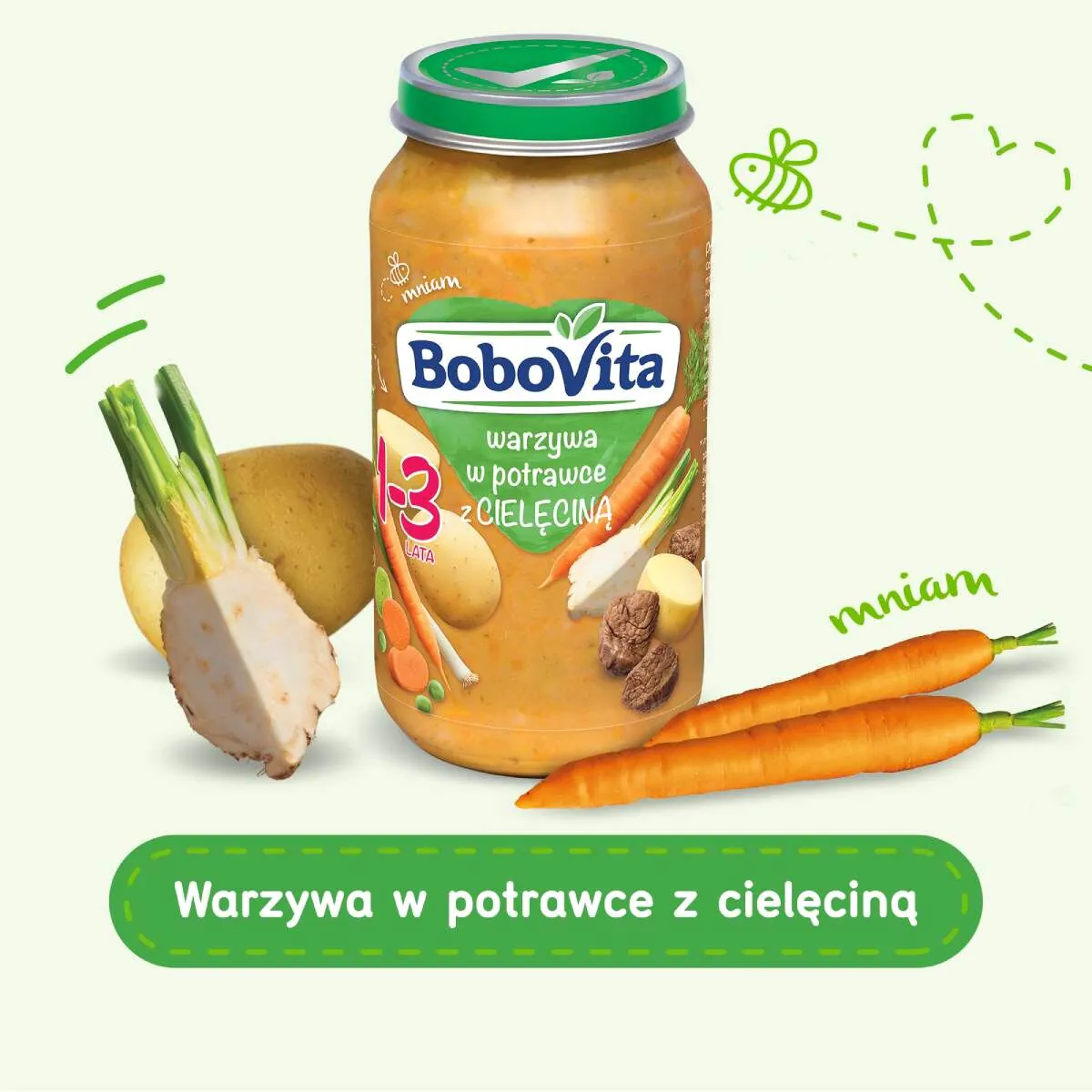Bobovita večera Povrće u delikatnom gulašu s teletinom