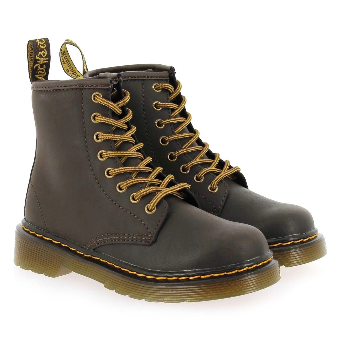 Dr Martens  1460 JUNIOR - Marron foncé