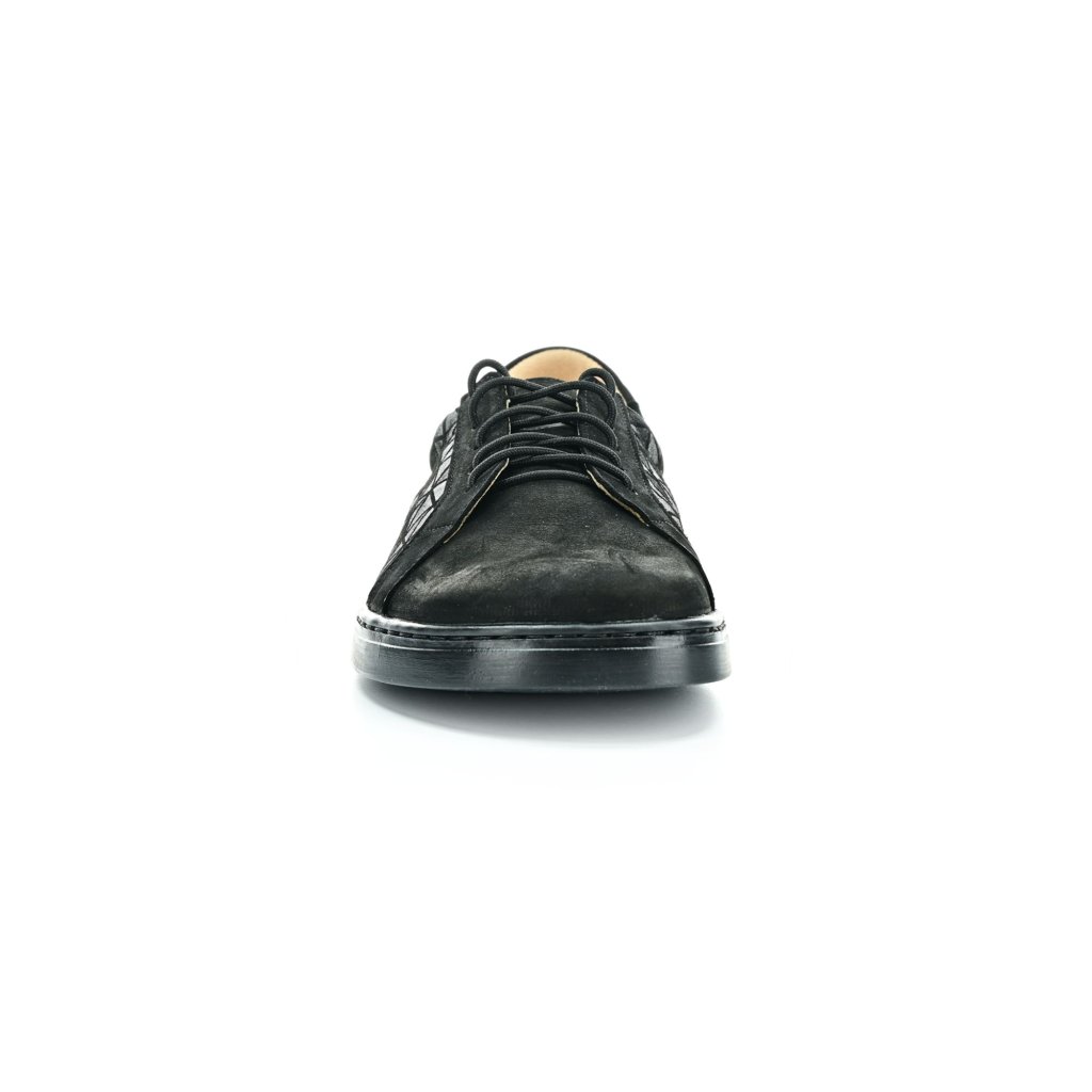 Peerko Classic Triangle Black Barfuß-Halbschuhe