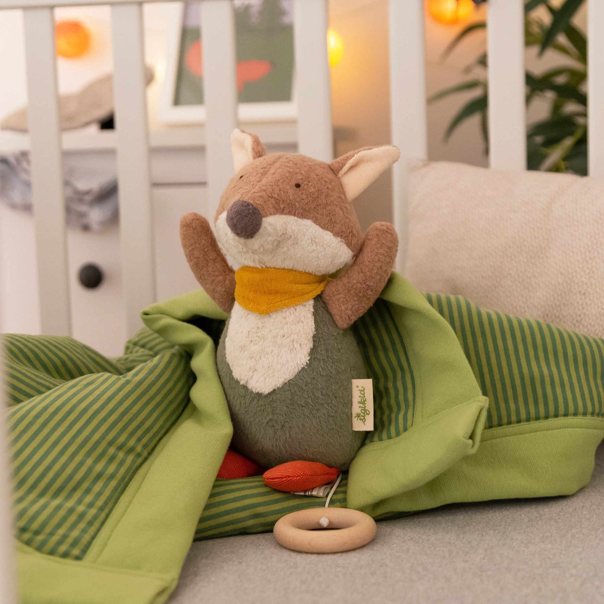 Baby Spieluhr Fuchs, Green Bio Kollektion