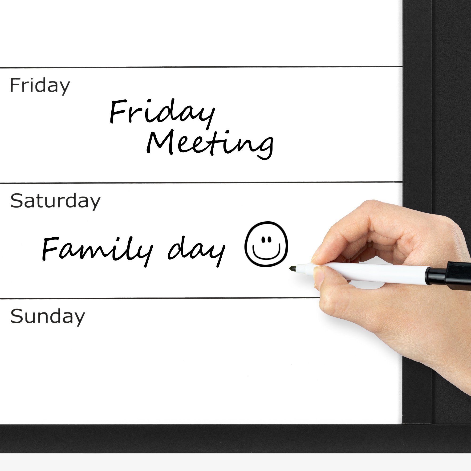 Navaris Pinnwand 3in1 Kombitafel 60x40cm - Kreidetafel Whiteboard Kork Pinnwand