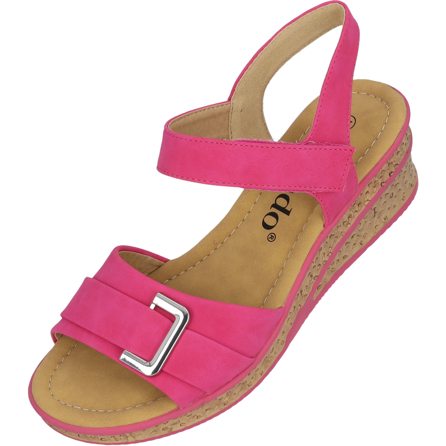 Palado Vemlu, Keilsandaletten, Damen, Pink