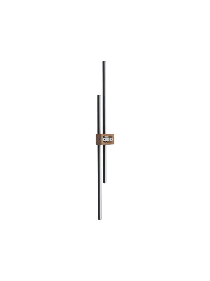 Licht-Erlebnisse Wandlampe EEK A in Walnuss Schwarz günstig kaufen onesize