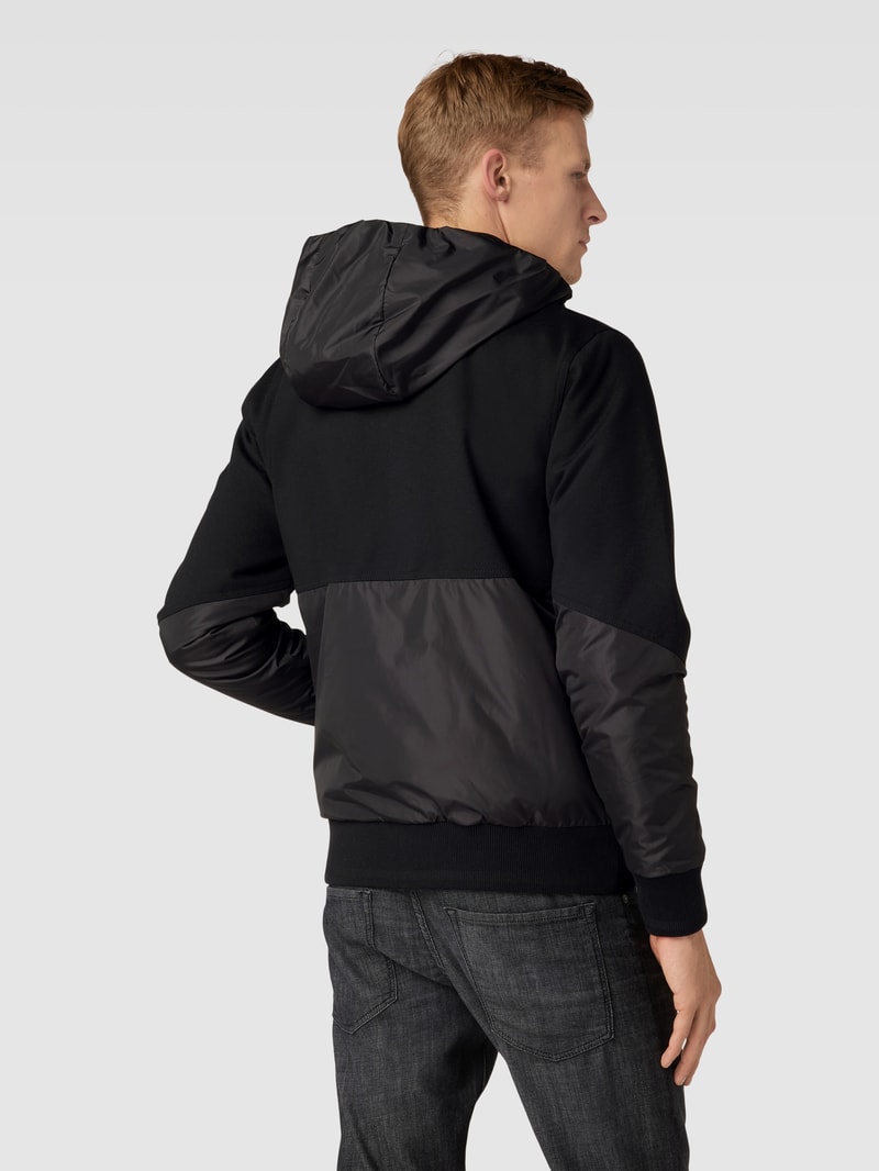 Sweatjacke mit Label-Patch - Porsche X Boss Collection in schwarz