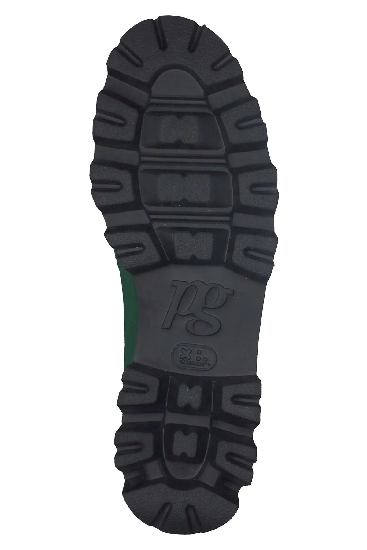 Paul Green  Flacher Schuh - Grün - Blockabsatz