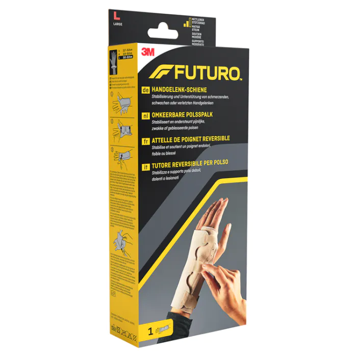 Futuro, Αμφίπλευρος Νάρθηκας Καρπού με Νάρθηκα, Μπεζ, Μέγεθος L