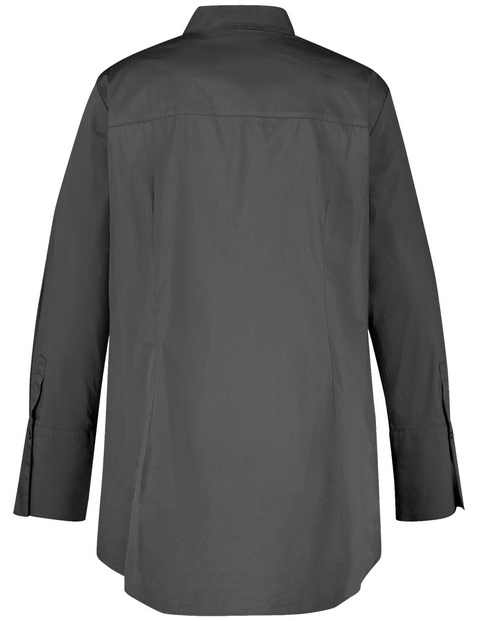 Elegante Longbluse mit Strass-Applikationen