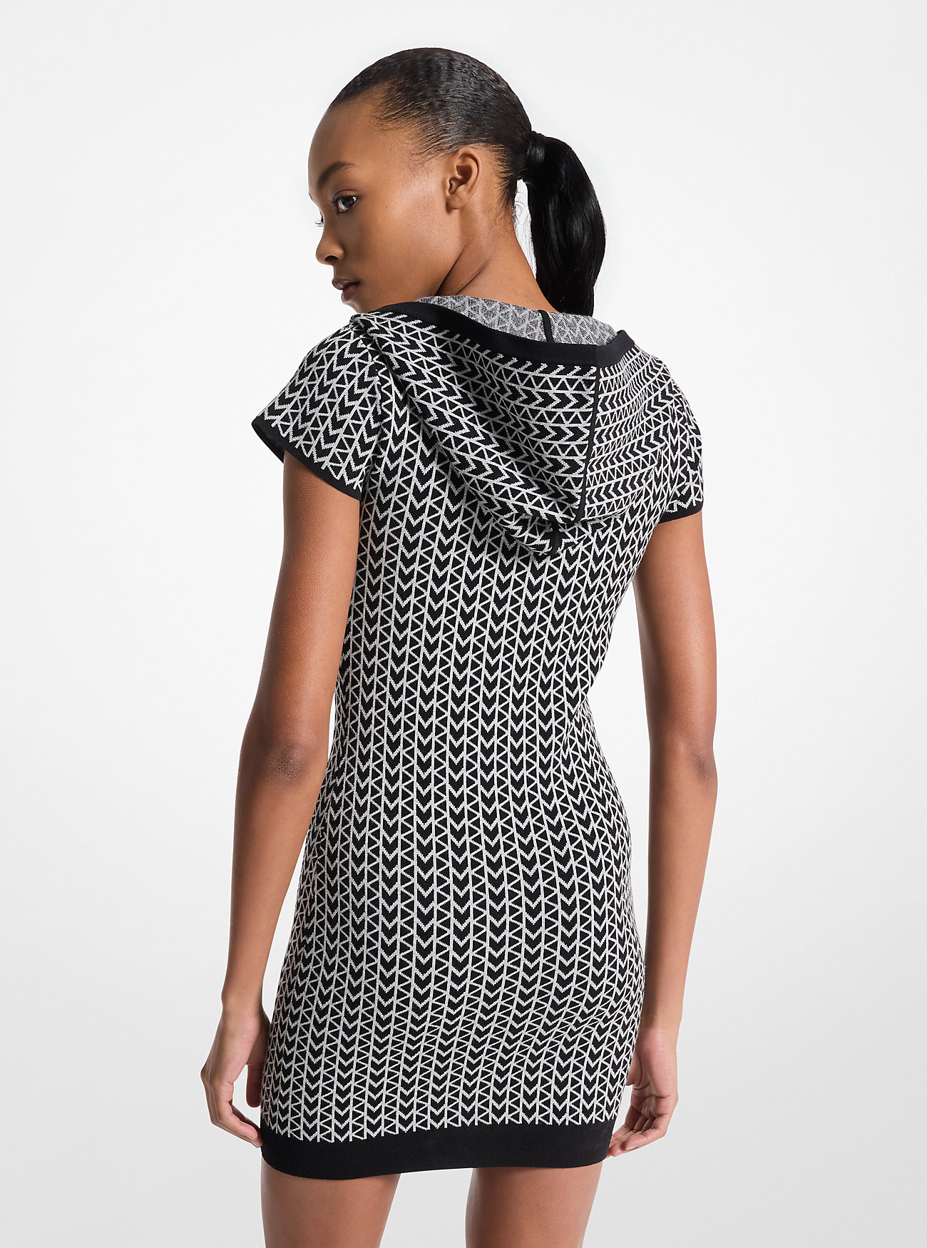 MK2000 Logo Jacquard Hettegenserkjole - NIKKEL