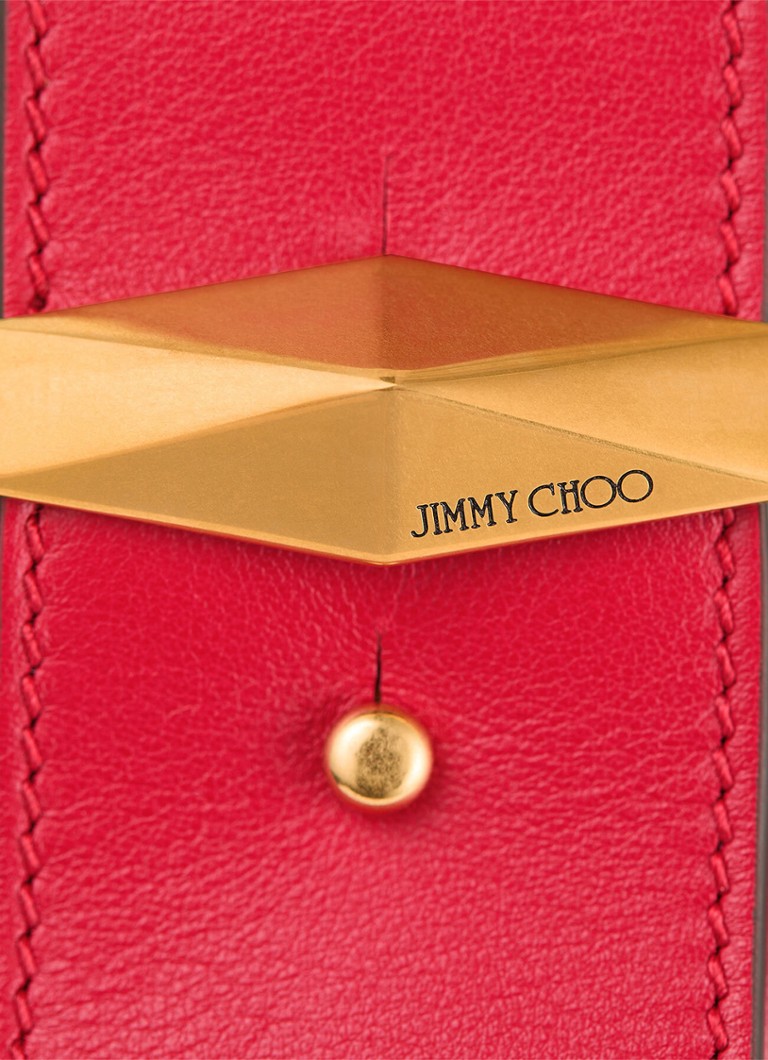 Geantă de umăr Jimmy Choo Diamond Hobo/S din piele de vițel