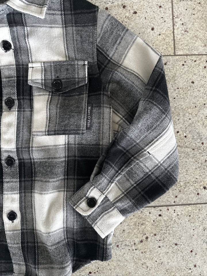Marc O'Polo Junior Hemd in Schwarz/ Weiß günstig kaufen 140