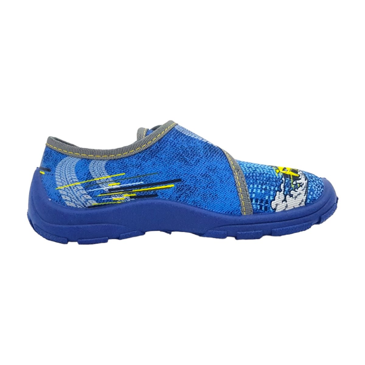 Fischer Markenschuhe Danny 621831 Blau 513 blau/gelb