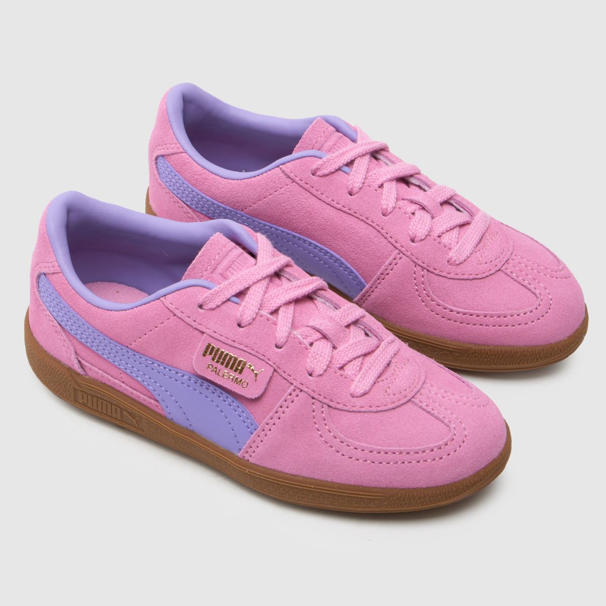 PUMA lila Palermo flickor junior träningsskor