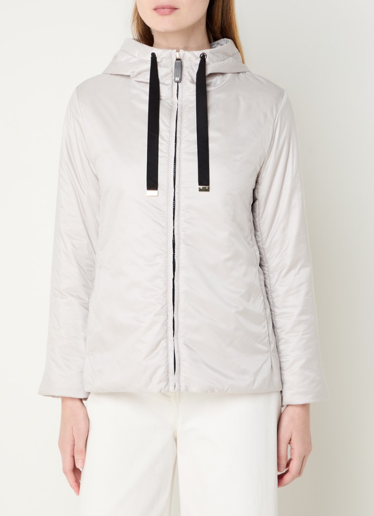 Giacca a vento MaxMara Greenh con cappuccio e trattamento idrorepellente