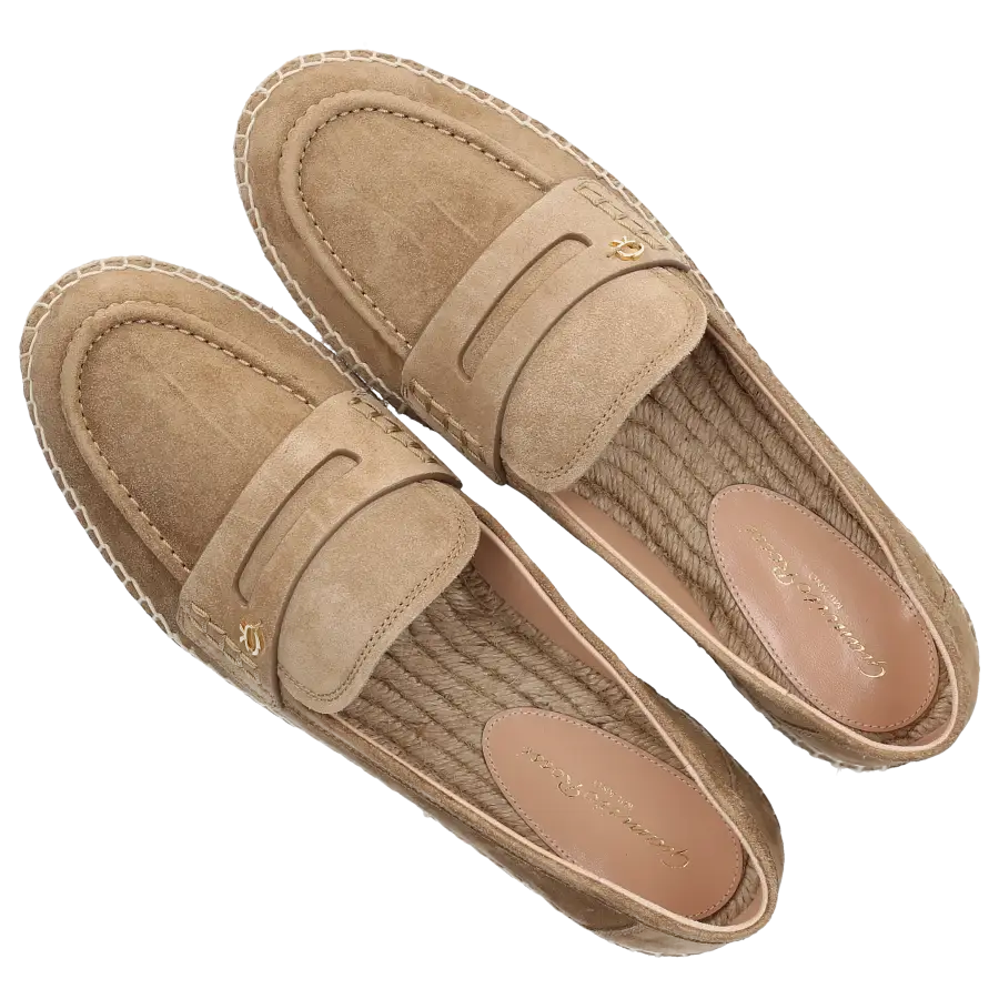 Gianvito Rossi - Espadrilles G25274 Veloursleder - beige