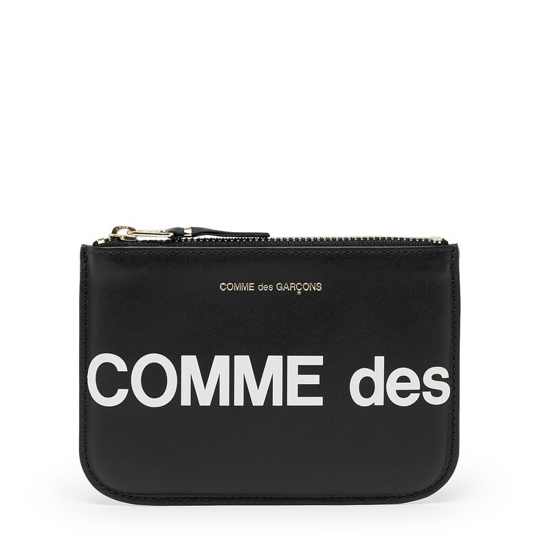 Comme des Garcons Wallet Huge Logo black