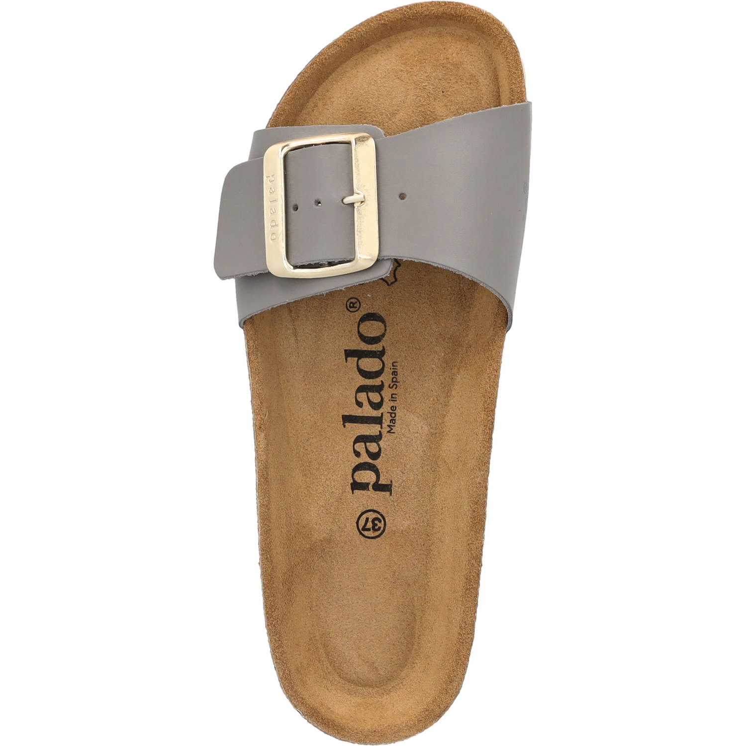 Palado Malta EGS Matt Premium Leather, Pantoletten, Damen, Grau