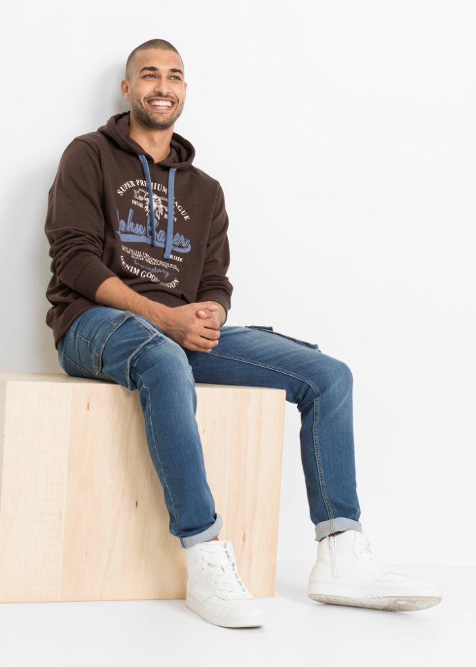 Kapuzensweatshirt mit Komfortschnitt