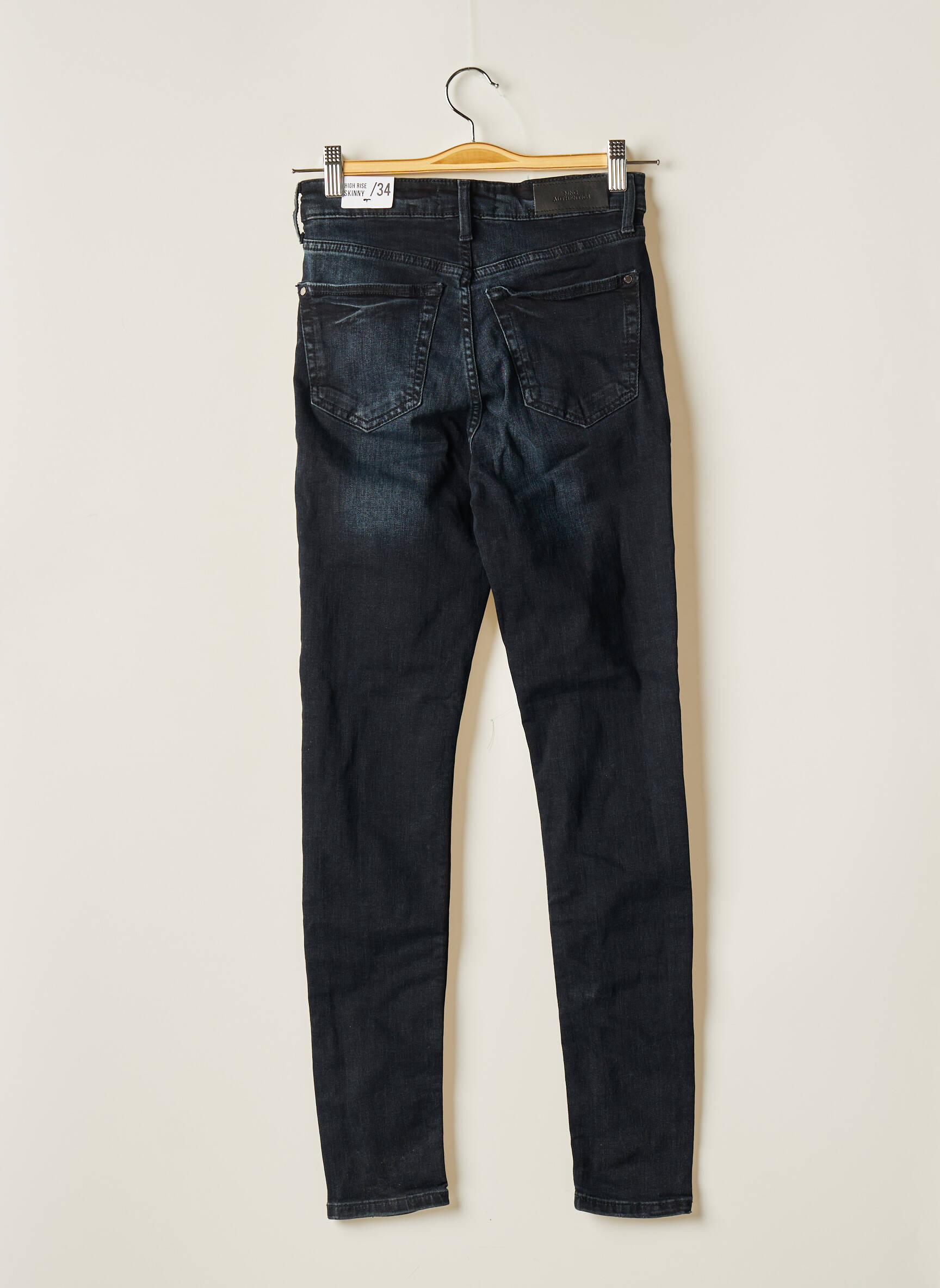 Mango Jeans Coupe Slim Femme couleur bleu