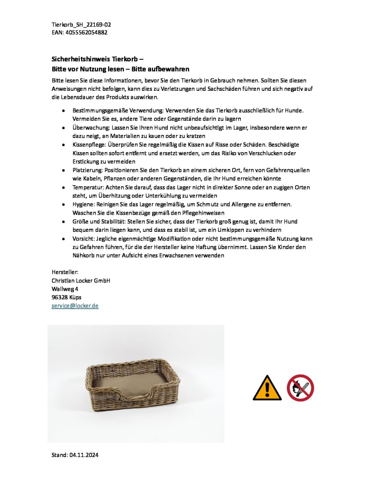 kobolo Hundekorb PUPPY72 in Braun günstig kaufen onesize