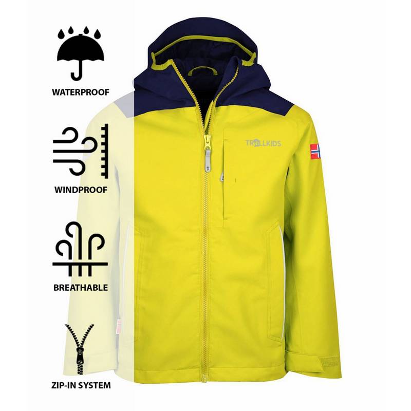 Trollkids Bergen Regenjacke Kinder