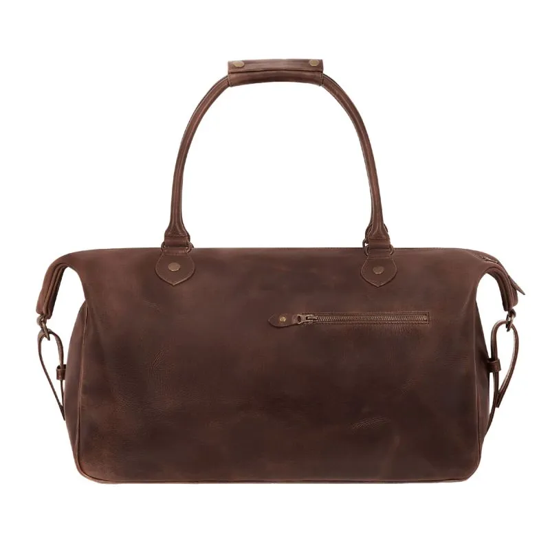 Buckle & Seam Leder Weekender Linwood - Braun \/ Dots