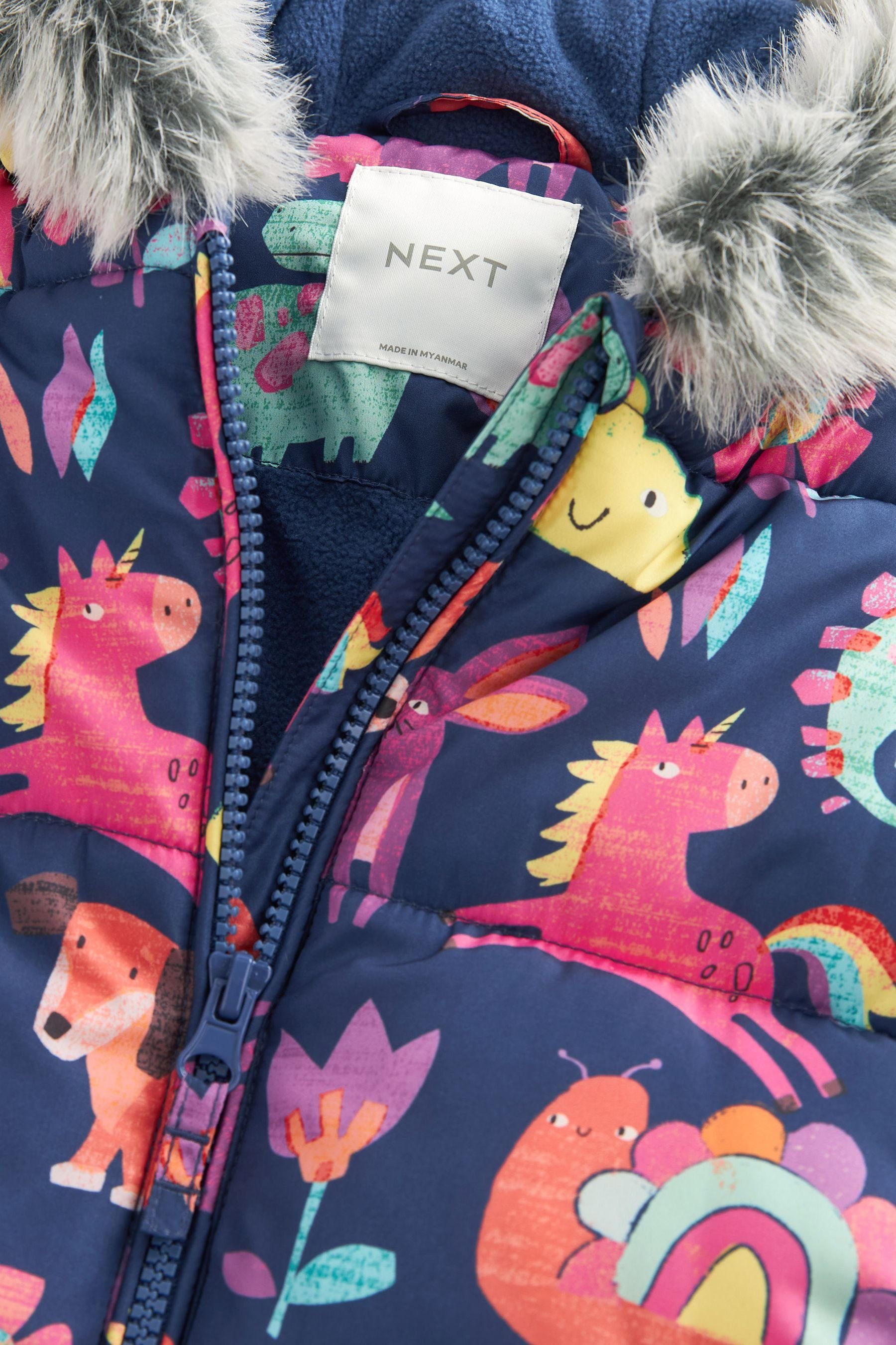 Next Schneeoverall Wasserabweisender Schneeanzug mit Figurenmotiv (1-tlg)