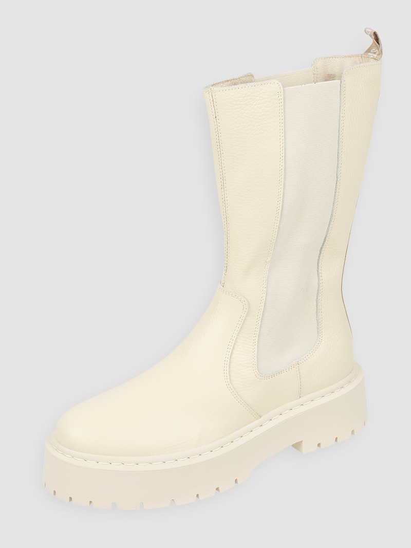 Chelsea Boots aus Leder Modell 'Vivianne' in offwhite