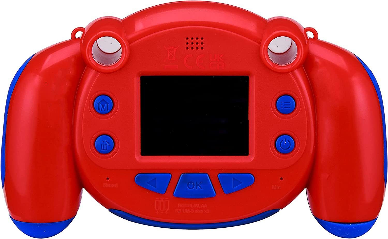 eKids Spiderman Kinderkamera Kinderkamera (mit Foto- und Videofunktion, mit lustigen Bearbeitungsfunktionen)