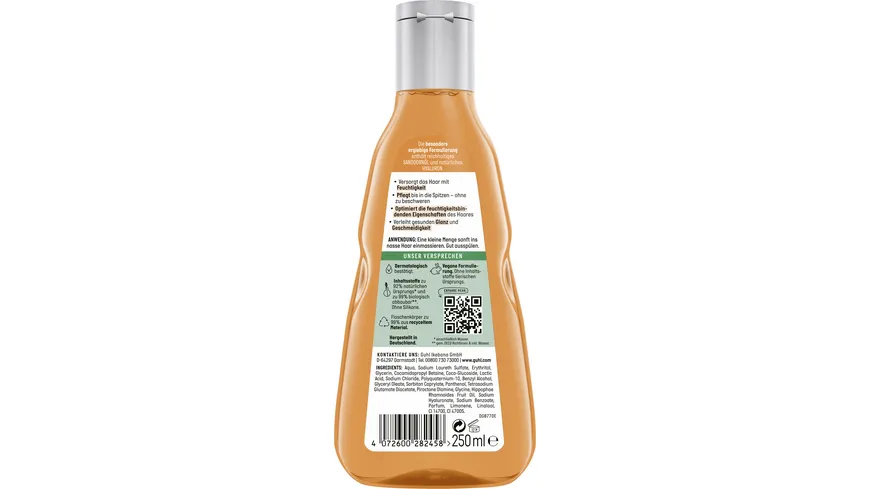Guhl Feuchtigkeits-Aufbau Shampoo 250 ml