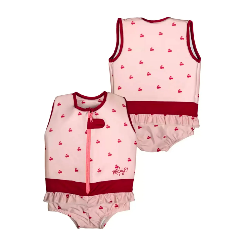 Maillot de bain flottant : Cerise Rose poudré