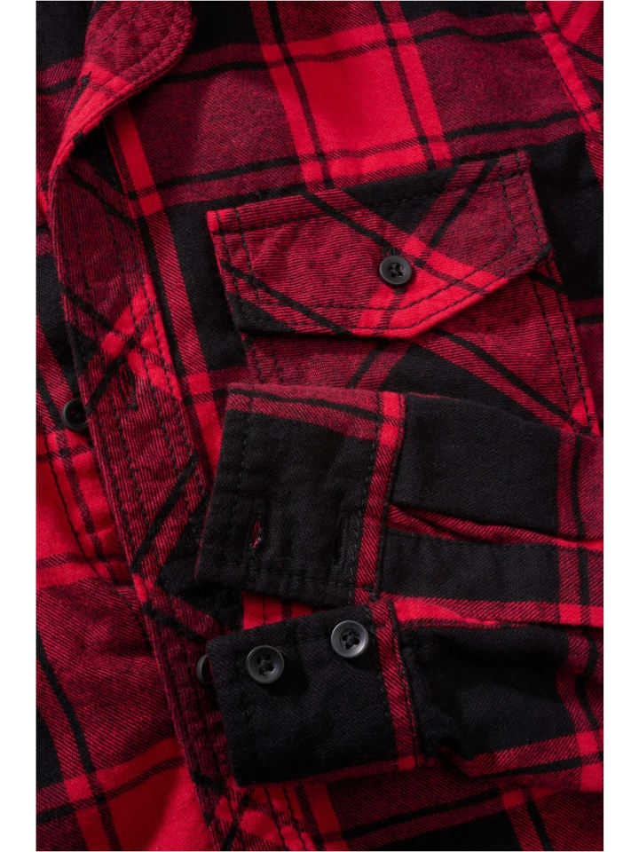 Brandit Brandit Hemden in red/black günstig kaufen