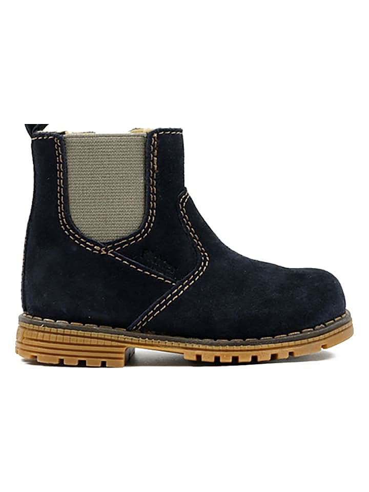 Richter Shoes Leder-Chelsea-Boots in Dunkelblau günstig kaufen 22