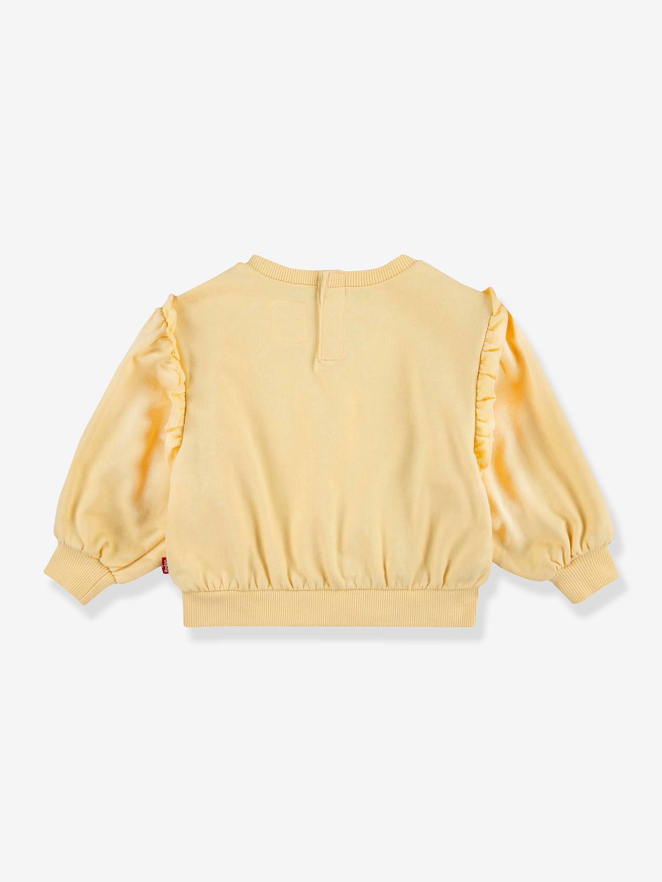 Levis Mädchen Sweatshirt Levi's mit Bio-Baumwolle - hellgelb