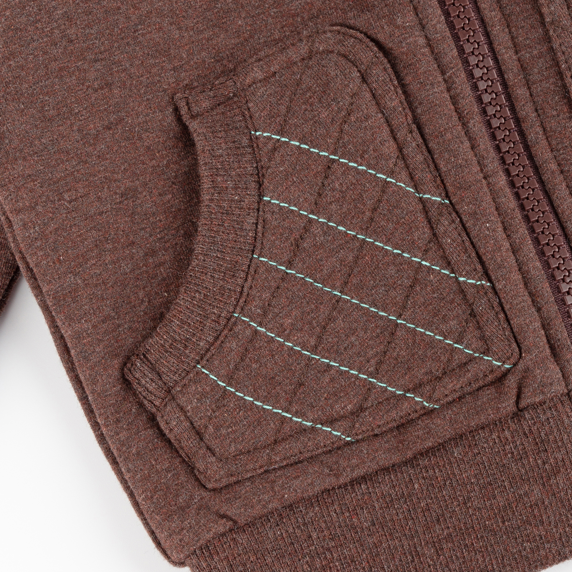 Baby Sweatjacke, dunkelbraun
