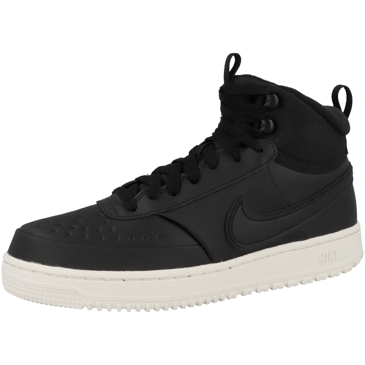 Nike Sportswear Court Vision Mid Winter Sneaker mid schwarz