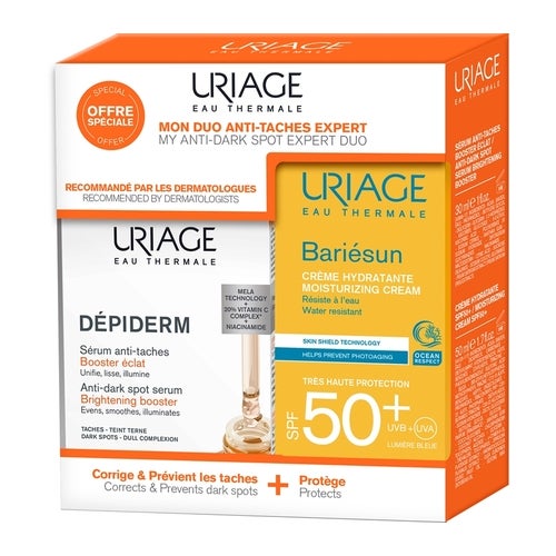 „Uriage Anti-Dark Spot Expert“ dviejų dalių rinkinys SPF 50+