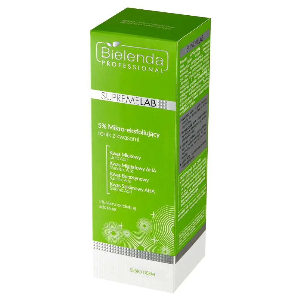 Bielenda Professional Supremelab SeBIODerm 5% Μικροαπολεπιστικό τονωτικό με οξέα
