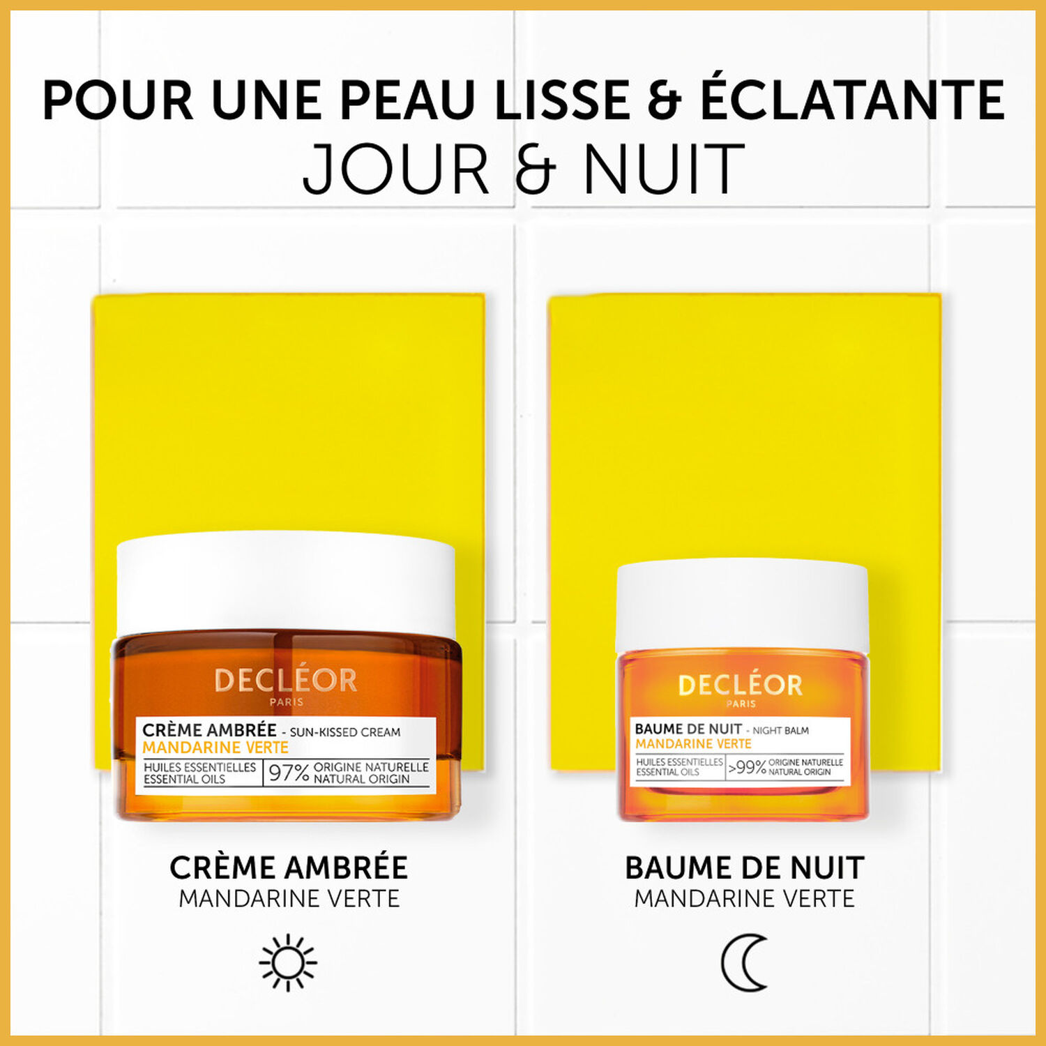 Decléor Crème Ambrée Mandarine Verte Illumine-Lisse-Repulpe 50 ml