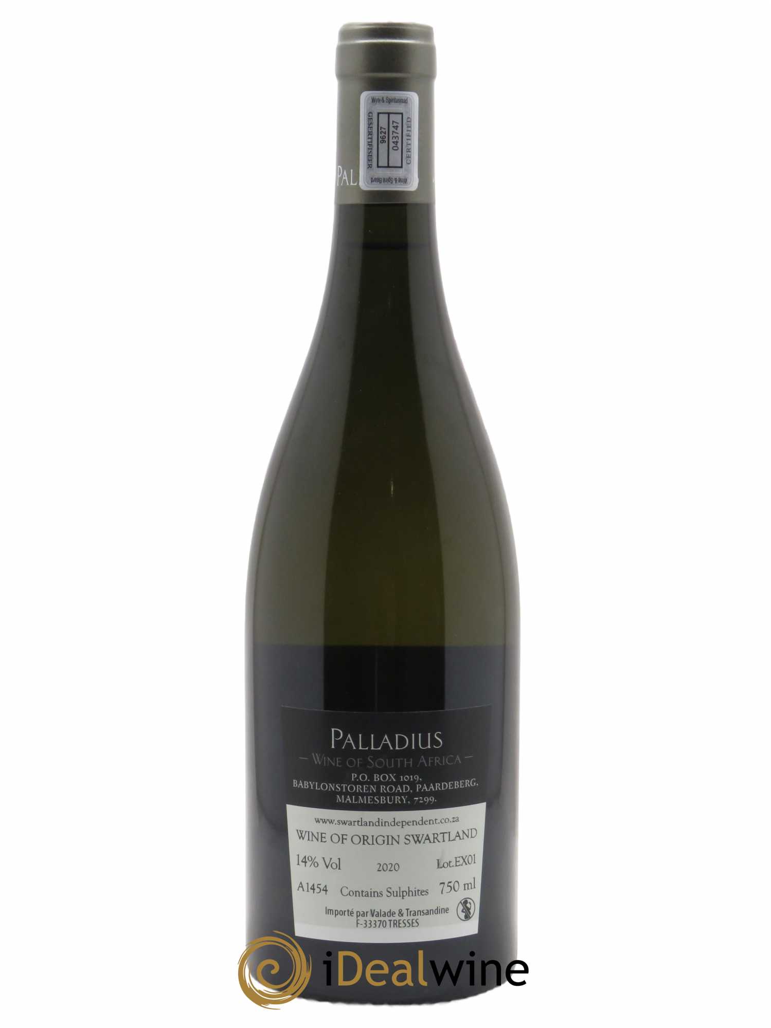 Swartland The Sadie Family Palladius  2020 - Lot de 1 Bouteille