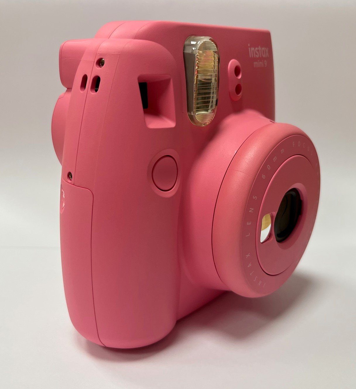FUJIFILM Instax Mini 9 Flamingo-Pink inklusive Film mit 10 Aufnahmen Sofortbildkamera