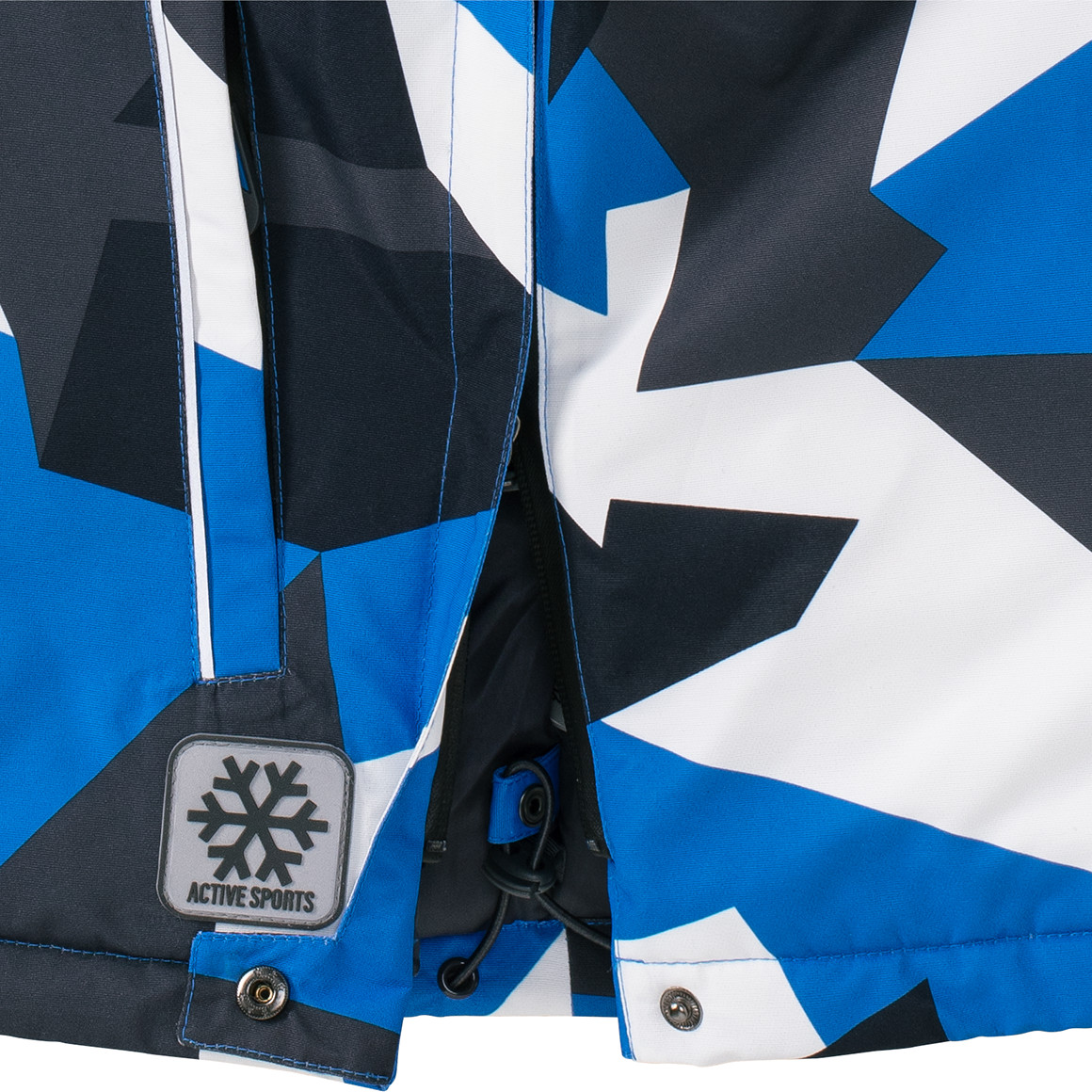 Jungen Schneejacke mit Allover-Print