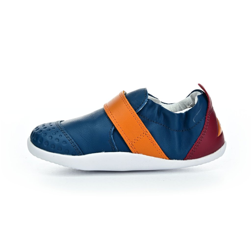 Bobux Go Tidal Teal-Cranberry Combo Xplorer Barfuß-Lauflernschuhe