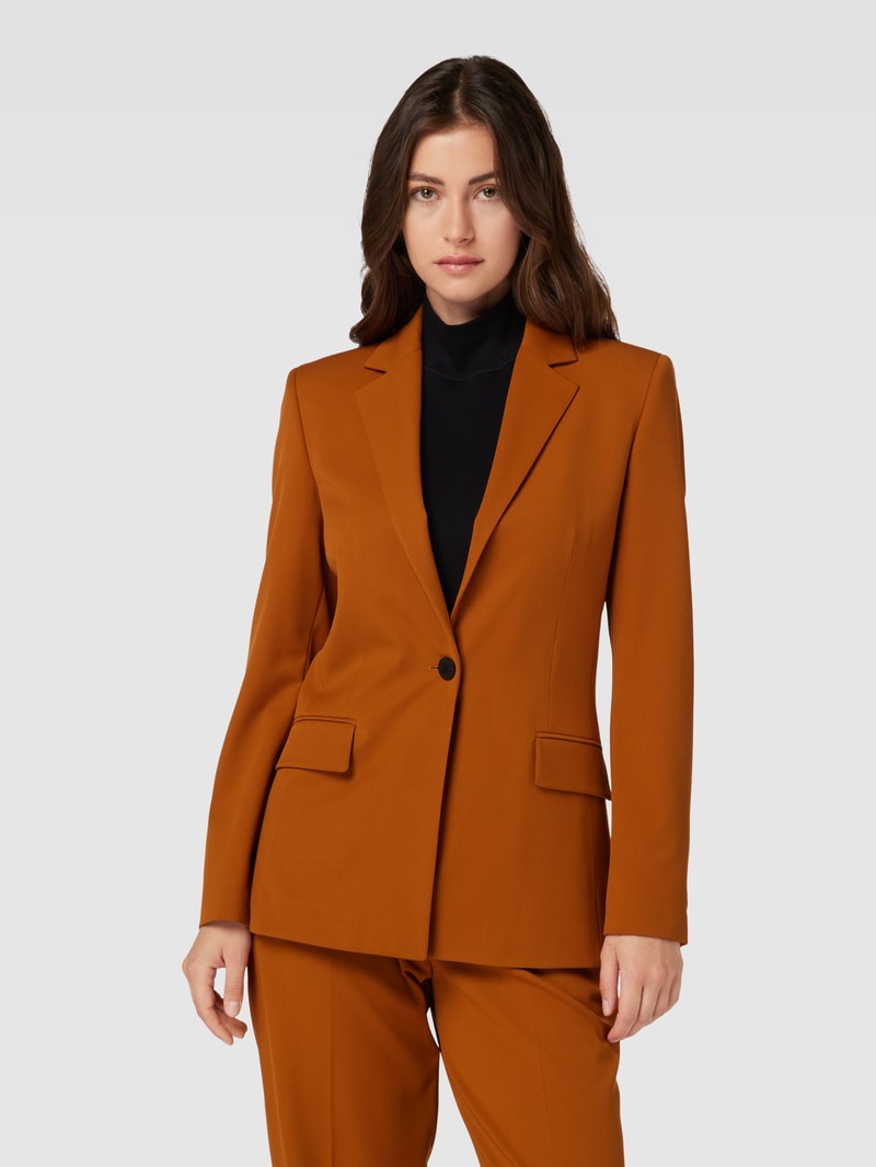 Blazer mit Pattentaschen Modell 'ATANA' in kupfer
