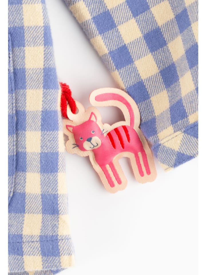 Sigikid Flanellbluse wild cat in blau günstig kaufen
