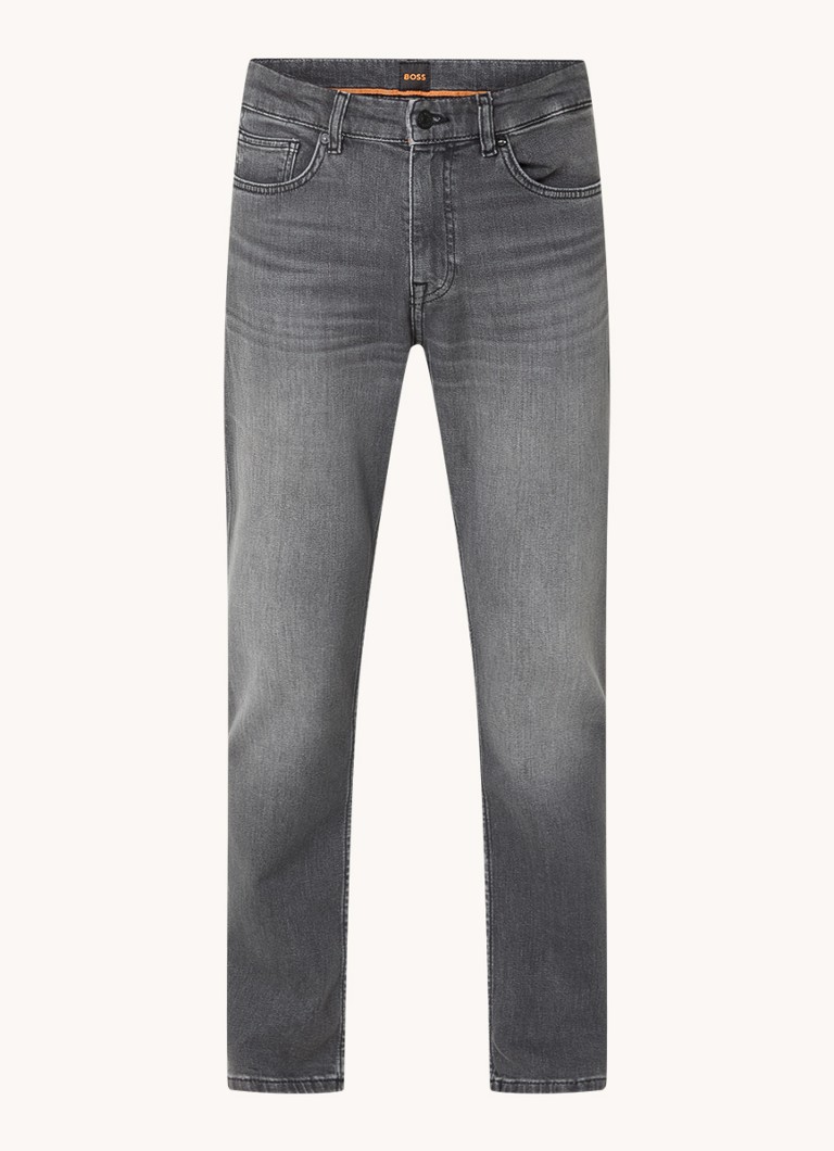 Blugi HUGO BOSS Delaware Bo Slim-Fit cu aspect de distress