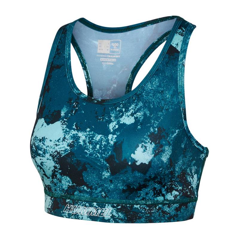 hummel hmlTE DIGI SANDSTORM AOP SPORTS BRA BH Damen