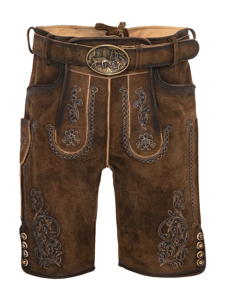 Gwandler Lederhose FERDI havanna in braun günstig kaufen